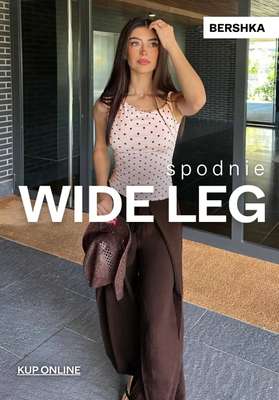 Bershka - gazetka promocyjna Spodnie Wide Leg dla niej od środy 29.07 