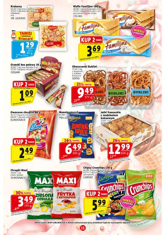 Prim Market - gazetka promocyjna Gazetka od czwartku 30.07 do środy 05.08 - strona 11
