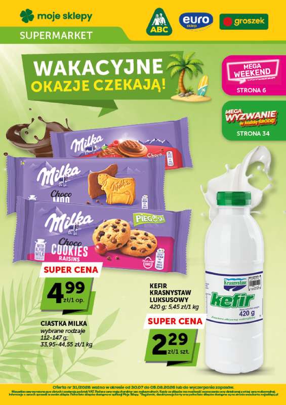 ABC - gazetka promocyjna Gazetka Supermarket  do środy 05.08