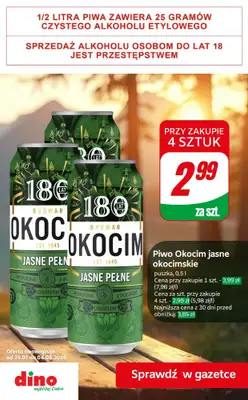Dino - gazetka promocyjna Super promocje na piwo! od czwartku 30.07 do wtorku 04.08 - strona 4