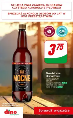 Dino - gazetka promocyjna Super promocje na piwo! od czwartku 30.07 do wtorku 04.08 - strona 8