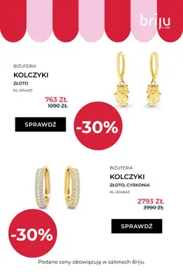 Briju - gazetka promocyjna Wyprzedaż do 70% - sprawdź nowe modele! od środy 29.07 do środy 12.08 - strona 14