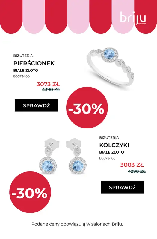 Briju - gazetka promocyjna Wyprzedaż do 70% - sprawdź nowe modele! od środy 29.07 do środy 12.08 - strona 3