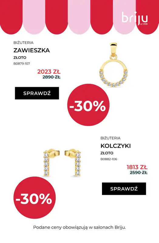 Briju - gazetka promocyjna Wyprzedaż do 70% - sprawdź nowe modele! od środy 29.07 do środy 12.08 - strona 4