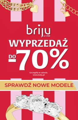 Briju - gazetka promocyjna Wyprzedaż do 70% - sprawdź nowe modele! od środy 29.07 do środy 12.08