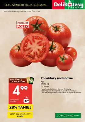 Delikatesy Centrum - gazetka promocyjna Produkty na kanapkę - SPRAWDŻ PROMOCJE! od czwartku 30.07 do środy 05.08 - strona 4