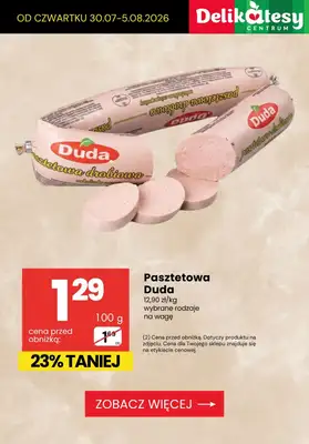 Delikatesy Centrum - gazetka promocyjna Produkty na kanapkę - SPRAWDŻ PROMOCJE! od czwartku 30.07 do środy 05.08 - strona 8