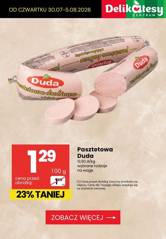 Delikatesy Centrum - gazetka promocyjna Produkty na kanapkę - SPRAWDŻ PROMOCJE! od czwartku 30.07 do środy 05.08 - strona 8