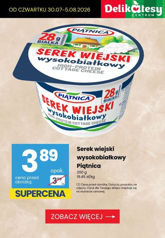 Delikatesy Centrum - gazetka promocyjna Produkty na kanapkę - SPRAWDŻ PROMOCJE! od czwartku 30.07 do środy 05.08 - strona 9