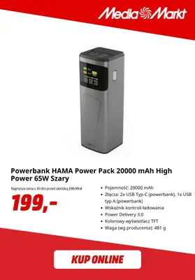 Media Markt - gazetka promocyjna Powerbanki w super cenach od czwartku 30.07 do soboty 08.08 - strona 5