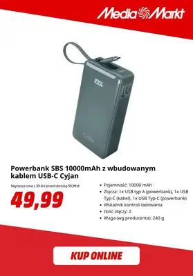 Media Markt - gazetka promocyjna Powerbanki w super cenach od czwartku 30.07 do soboty 08.08 - strona 2
