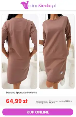 Modna Kiecka - gazetka promocyjna Sukienki dresowe od środy 29.07  - strona 6