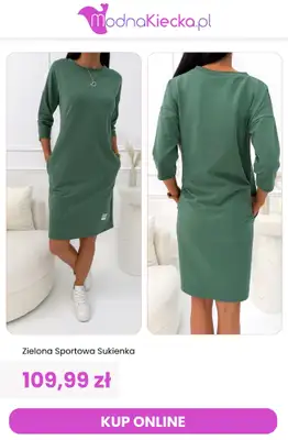 Modna Kiecka - gazetka promocyjna Sukienki dresowe od środy 29.07  - strona 4