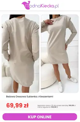 Modna Kiecka - gazetka promocyjna Sukienki dresowe od środy 29.07  - strona 2