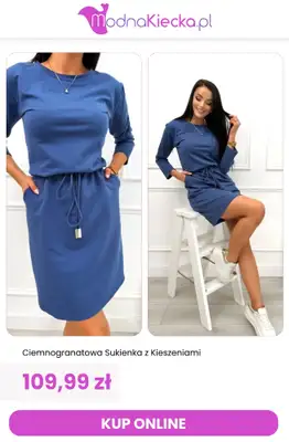 Modna Kiecka - gazetka promocyjna Sukienki dresowe od środy 29.07  - strona 8