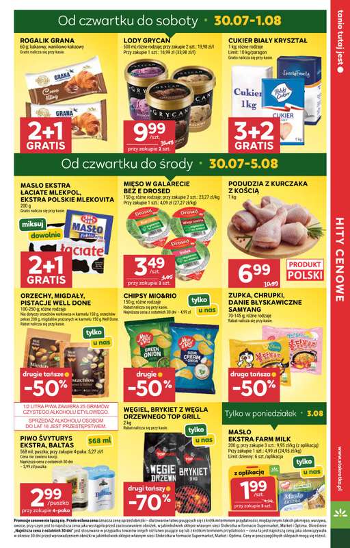 Stokrotka - gazetka promocyjna Gazetka Market od czwartku 30.07 do środy 05.08 - strona 5