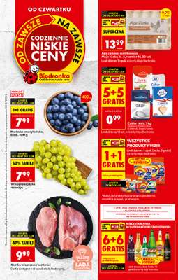Biedronka - gazetka promocyjna Od czwartku, Z ladą tradycyjną od czwartku 30.07 do środy 05.08