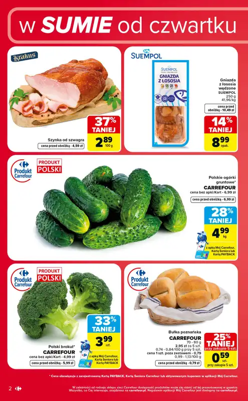 Carrefour - gazetka promocyjna Weekend okazji od czwartku od czwartku 30.07 do soboty 01.08 - strona 2