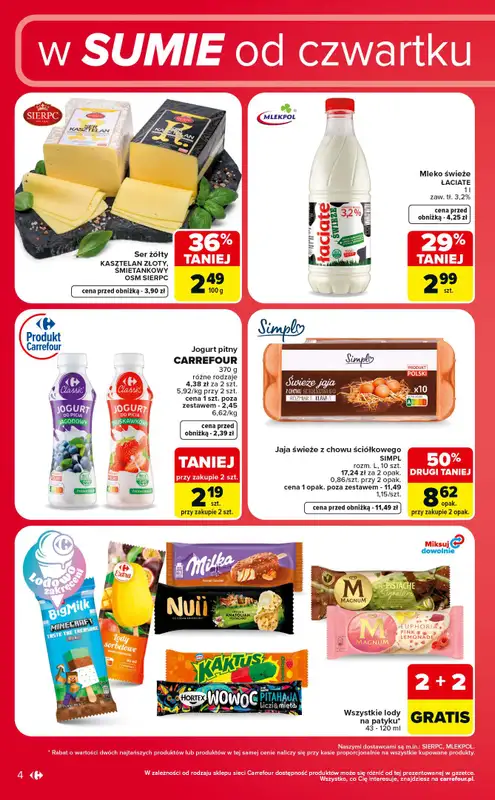 Carrefour - gazetka promocyjna Weekend okazji od czwartku od czwartku 30.07 do soboty 01.08 - strona 4