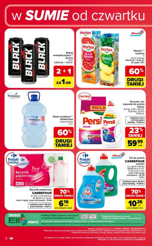 Carrefour - gazetka promocyjna Weekend okazji od czwartku od czwartku 30.07 do soboty 01.08 - strona 6