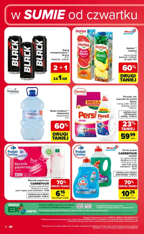 Carrefour - gazetka promocyjna Weekend okazji od czwartku od czwartku 30.07 do soboty 01.08 - strona 6