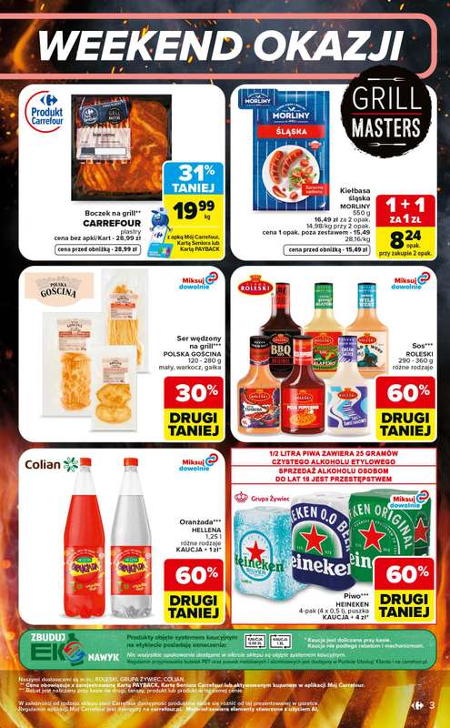 Carrefour - gazetka promocyjna Weekend okazji od czwartku od czwartku 30.07 do soboty 01.08 - strona 3