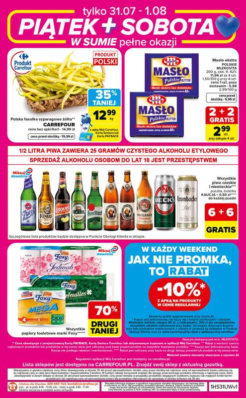 Carrefour Market - gazetka promocyjna Weekend okazji od czwartku od czwartku 30.07 do soboty 01.08 - strona 8