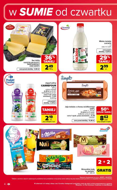 Carrefour Market - gazetka promocyjna Weekend okazji od czwartku od czwartku 30.07 do soboty 01.08 - strona 4