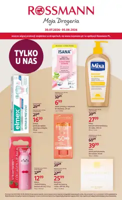 Rossmann - gazetka promocyjna Gazetka od czwartku 30.07 do środy 05.08