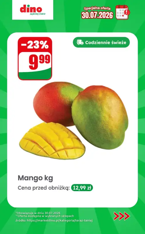 Dino - gazetka promocyjna Specjalna oferta na 30.07.2026 - promocje spoza gazetki od czwartku 30.07 do czwartku 30.07 - strona 4