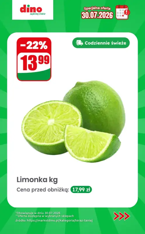 Dino - gazetka promocyjna Specjalna oferta na 30.07.2026 - promocje spoza gazetki od czwartku 30.07 do czwartku 30.07 - strona 5