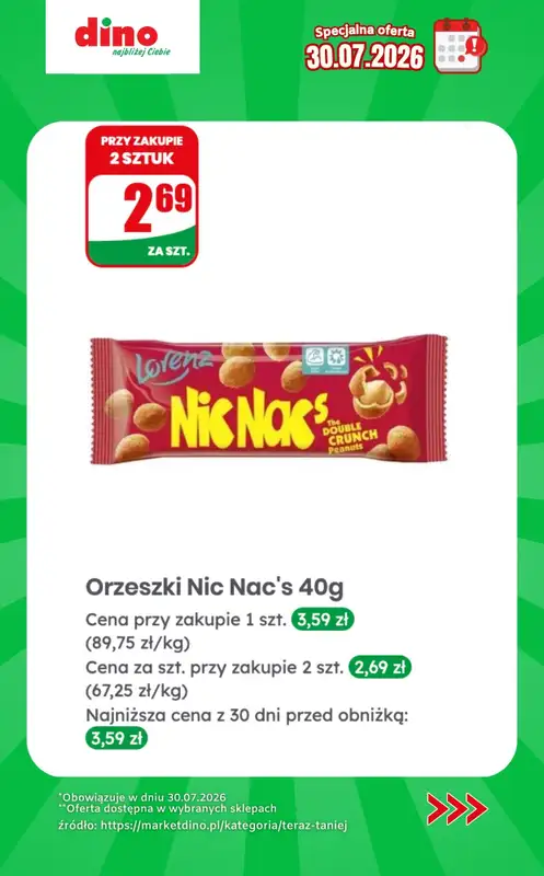 Dino - gazetka promocyjna Specjalna oferta na 30.07.2026 - promocje spoza gazetki od czwartku 30.07 do czwartku 30.07 - strona 10