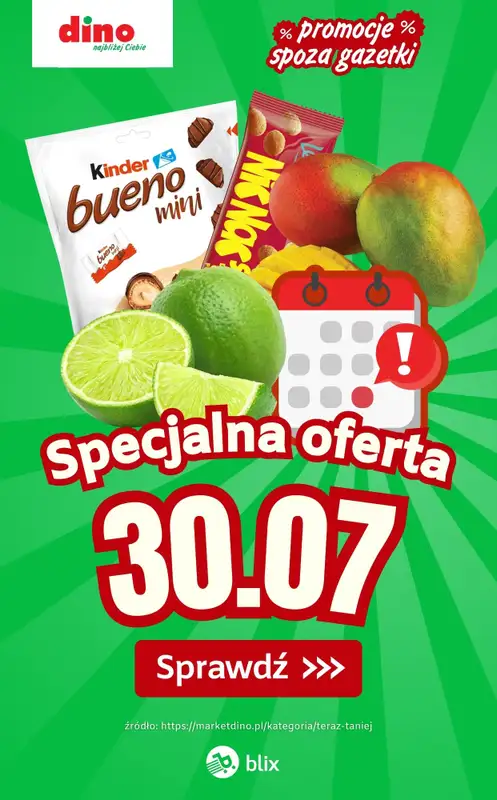 Dino - gazetka promocyjna Specjalna oferta na 30.07.2026 - promocje spoza gazetki  