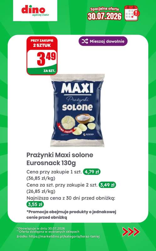 Dino - gazetka promocyjna Specjalna oferta na 30.07.2026 - promocje spoza gazetki od czwartku 30.07 do czwartku 30.07 - strona 9