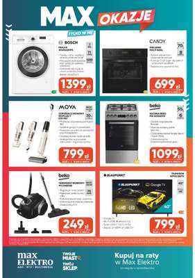 Max Elektro - gazetka promocyjna Gazetka od czwartku 30.07 do środy 26.08 - strona 12