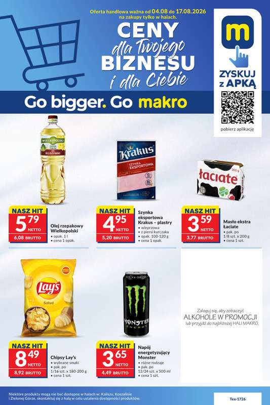 Makro - gazetka promocyjna Mega oferty dla Twojego Sklepu od wtorku 04.08 do poniedziałku 17.08