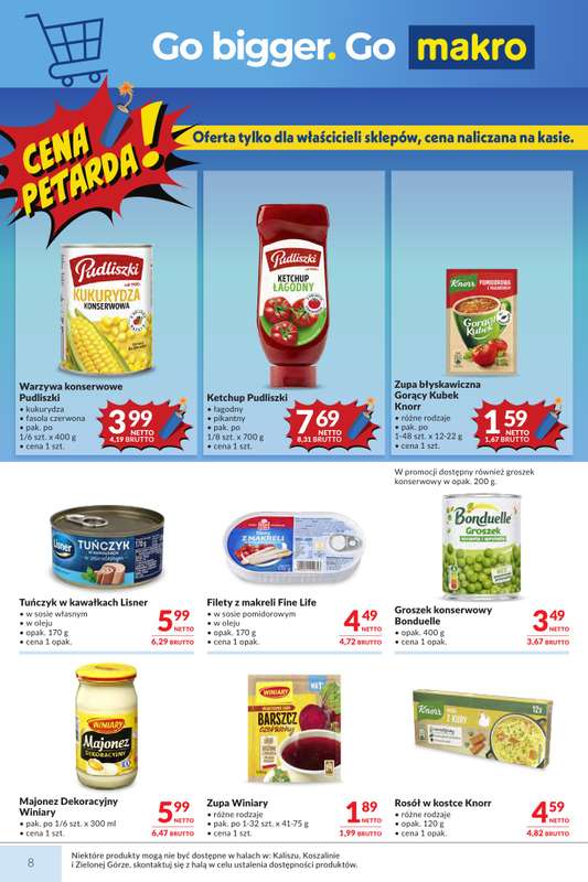 Makro - gazetka promocyjna Mega oferty dla Twojego Sklepu od wtorku 04.08 do poniedziałku 17.08 - strona 8