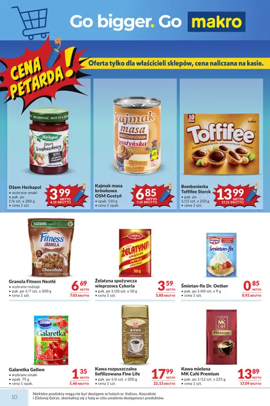 Makro - gazetka promocyjna Mega oferty dla Twojego Sklepu od wtorku 04.08 do poniedziałku 17.08 - strona 10