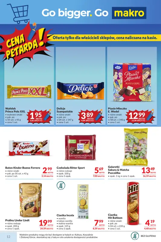 Makro - gazetka promocyjna Mega oferty dla Twojego Sklepu od wtorku 04.08 do poniedziałku 17.08 - strona 12