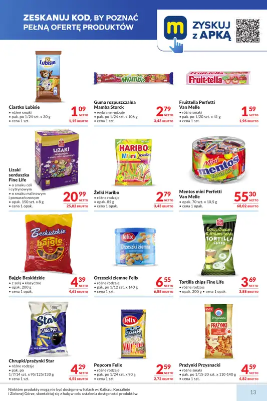 Makro - gazetka promocyjna Mega oferty dla Twojego Sklepu od wtorku 04.08 do poniedziałku 17.08 - strona 13