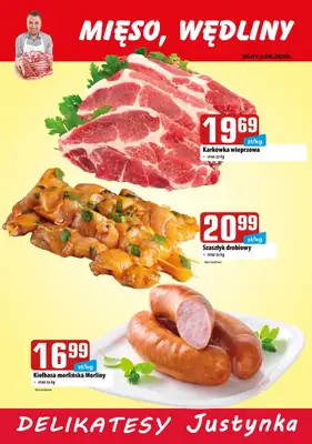 Delikatesy Justynka - gazetka promocyjna Plakaty promocyjne od czwartku 30.07 do niedzieli 02.08 - strona 2