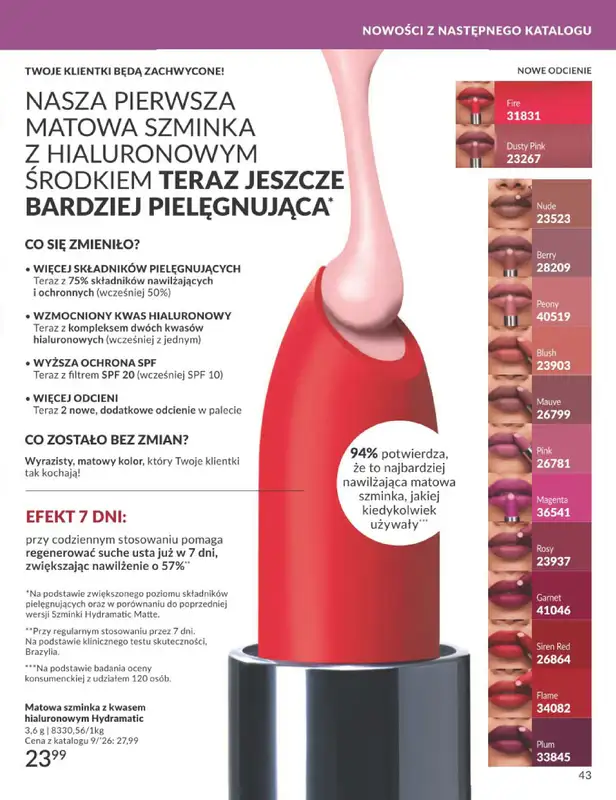 AVON - gazetka promocyjna Katalog Sierpień 2026 od piątku 31.07 do poniedziałku 31.08 - strona 43
