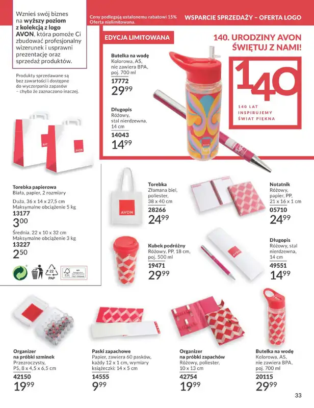 AVON - gazetka promocyjna Katalog Sierpień 2026 od piątku 31.07 do poniedziałku 31.08 - strona 33