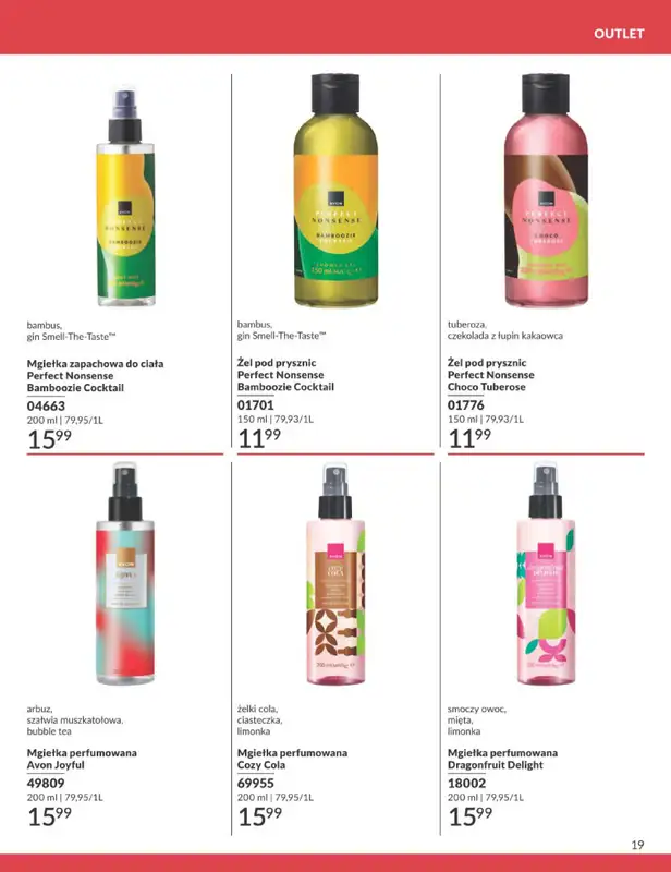 AVON - gazetka promocyjna Katalog Sierpień 2026 od piątku 31.07 do poniedziałku 31.08 - strona 19