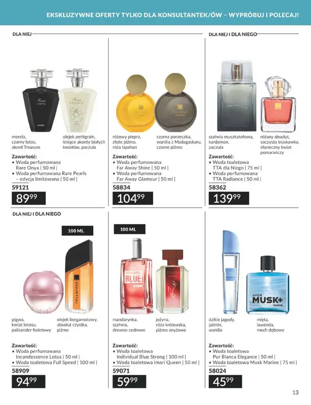AVON - gazetka promocyjna Katalog Sierpień 2026 od piątku 31.07 do poniedziałku 31.08 - strona 13