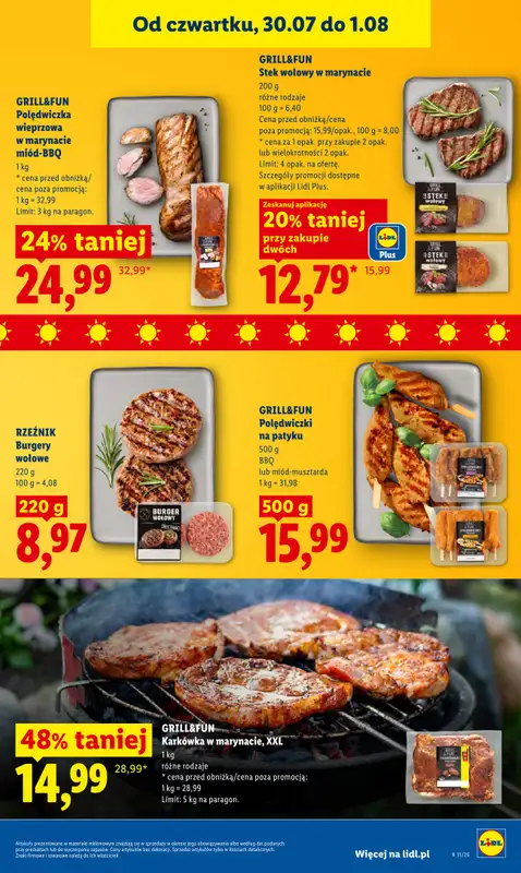 Lidl - gazetka promocyjna Oferta od czwartku od czwartku 30.07 do soboty 01.08 - strona 63