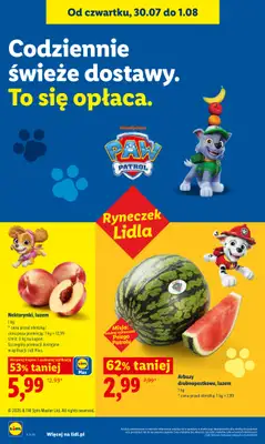 Lidl - gazetka promocyjna Oferta od czwartku od czwartku 30.07 do soboty 01.08 - strona 52