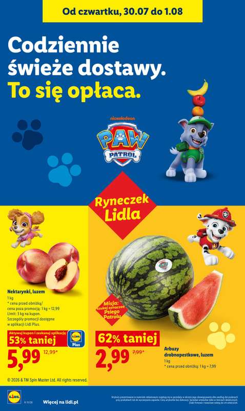 Lidl - gazetka promocyjna Oferta od czwartku od czwartku 30.07 do soboty 01.08 - strona 52