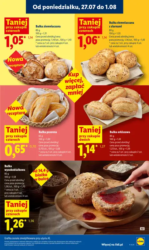 Lidl - gazetka promocyjna Oferta od czwartku od czwartku 30.07 do soboty 01.08 - strona 61