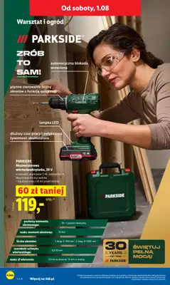 Lidl - gazetka promocyjna Oferta od czwartku od czwartku 30.07 do soboty 01.08 - strona 44